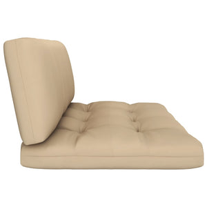 Set di Divani su Pallet 6pz e Cuscini in Pino Impregnato Bianco cod mxl 35977