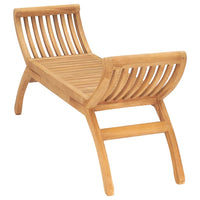 Panchina da Giardino 126 cm in Legno Massello di Teak 316150