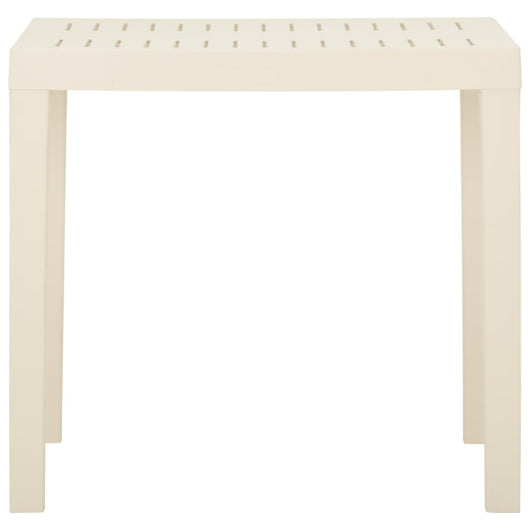 Tavolo da Giardino Bianco 79x65x72 cm in Plastica 315842