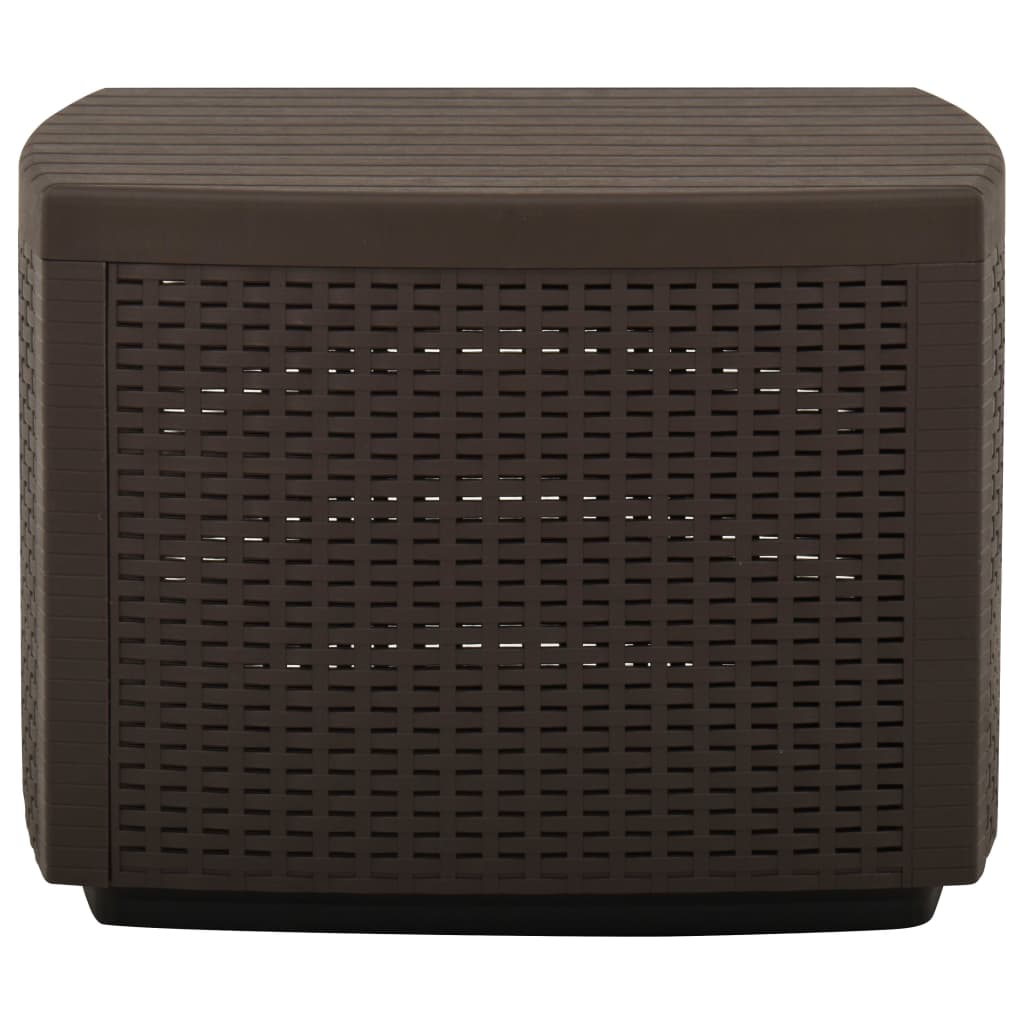 Tavolo da Giardino Mocca 53x53x40 cm in Plastica