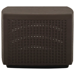 Tavolo da Giardino Mocca 53x53x40 cm in Plastica