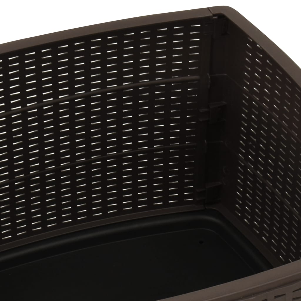 Tavolo da Giardino Mocca 53x53x40 cm in Plastica