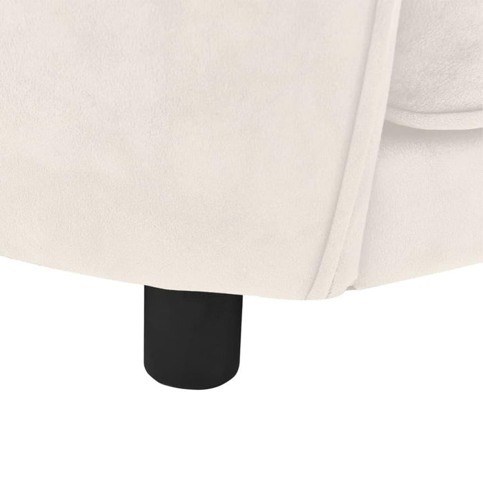 Divano per cani 69 cm peluche crema 02_0000134