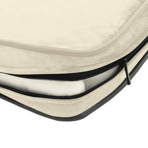 Divano per cani 72 cm peluche crema 02_0000137