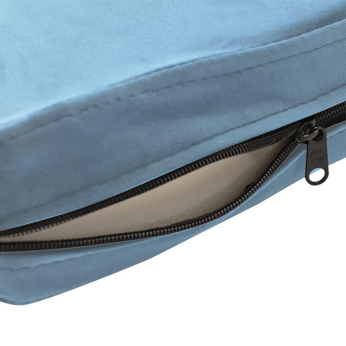 Divano per cani 72 cm peluche turchese 02_0000222