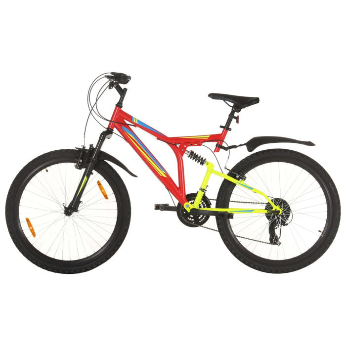 Mountain Bike 21 Speed 26" Ruote 49 cm Rosso cod mxl 68534