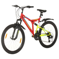 Mountain Bike 21 Speed 26" Ruote 49 cm Rosso cod mxl 68534