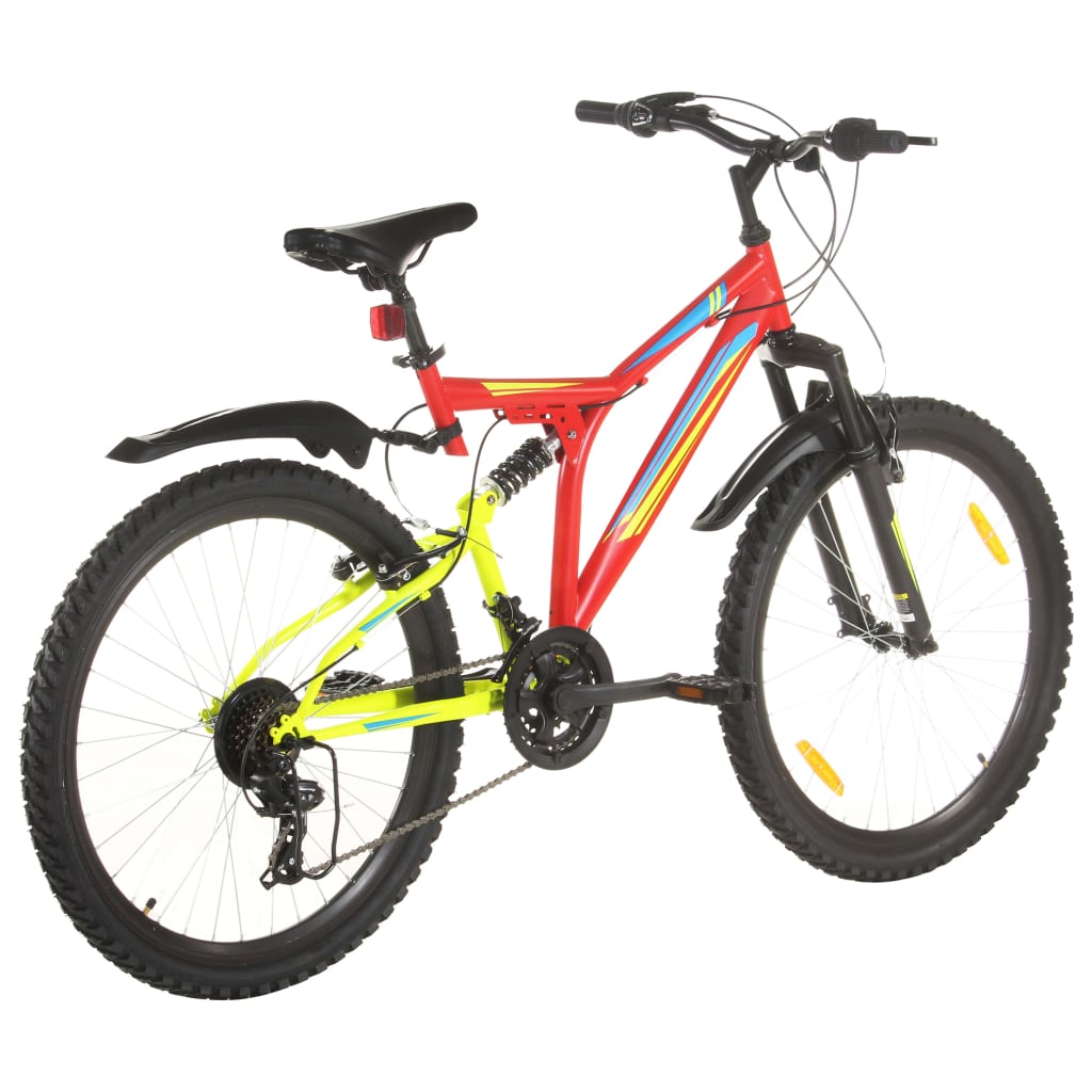 Mountain Bike 21 Speed 26" Ruote 49 cm Rosso cod mxl 68534