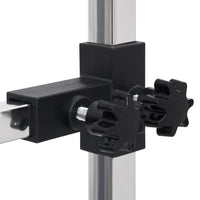 Tavolo Toelettatura per Cani Regolabile con 2 Anelli e Cesto 171069