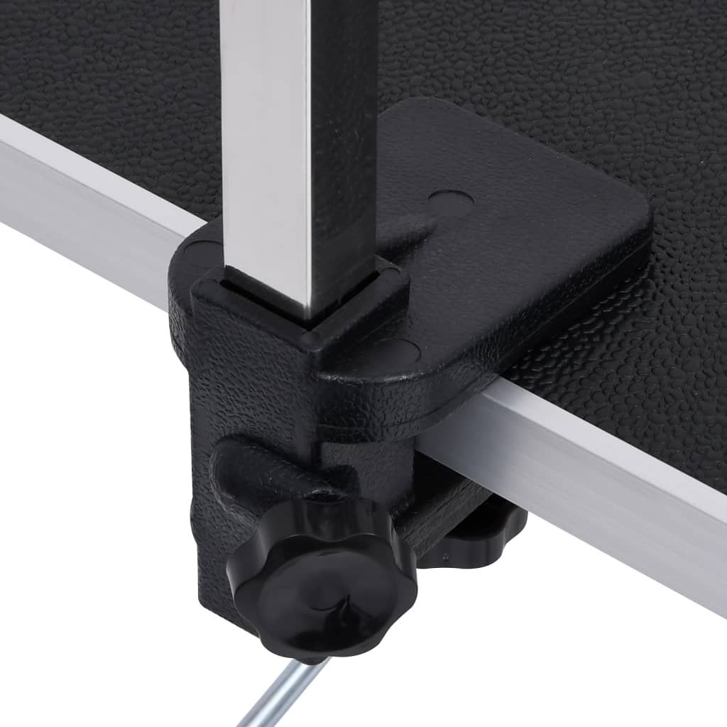 Tavolo Toelettatura per Cani Regolabile con 2 Anelli e Cesto 171070