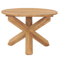 Tavolo da Pranzo da Giardino Ø110x75 cm in Massello di Teak 316169