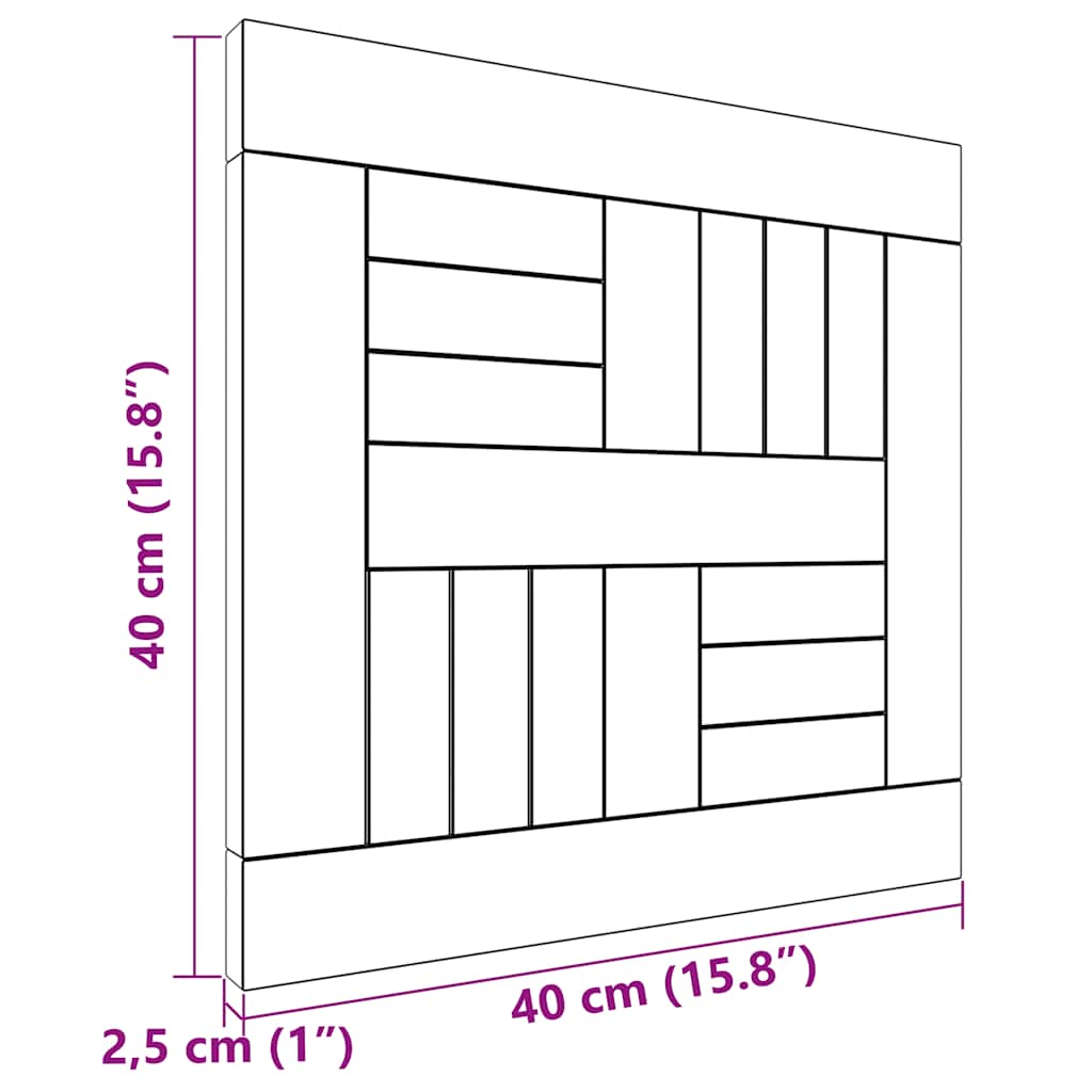 Piano Tavolo Quadrato 40x40x2,5 cm in Legno Massello di Teak cod mxl 64353