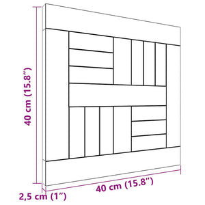 Piano Tavolo Quadrato 40x40x2,5 cm in Legno Massello di Teak cod mxl 64353
