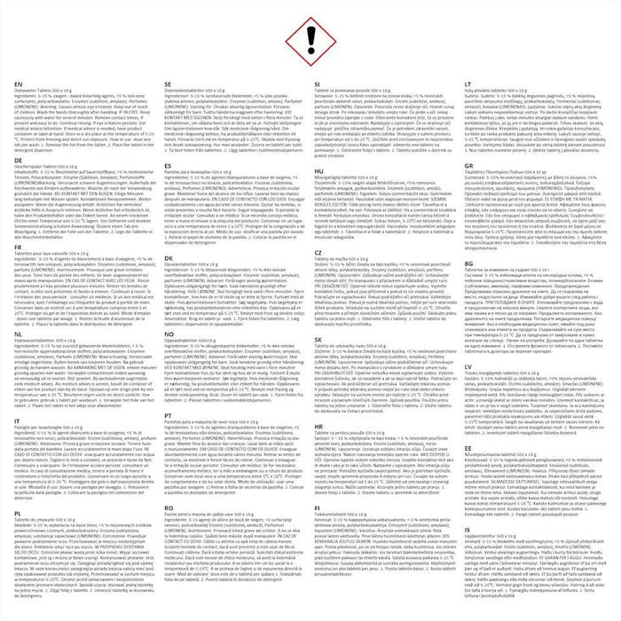 Detersivo in Capsule per Lavastoviglie 12in1 1000 pz 18 kg 3067596