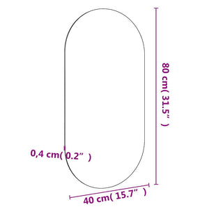 Specchio-Specchio decorativo 100x50 cm in Vetro
