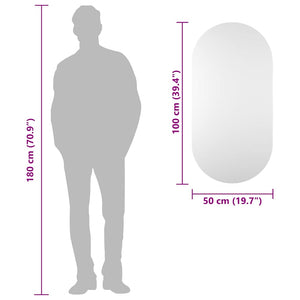 Specchio 100x50 cm in Vetro 326084