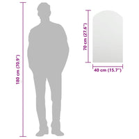 Specchio-Specchio decorativo 70x40 cm in Vetro