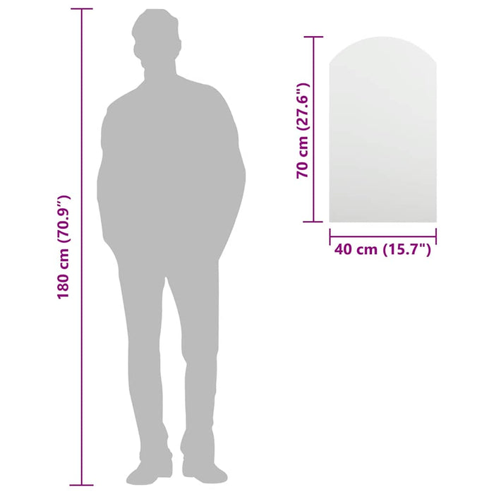 Specchio 70x40 cm in Vetro 326088