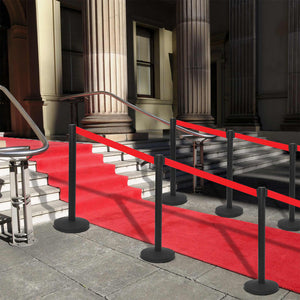 Palletti con Nastro 4 pz per Aeroporto in Ferro Neri 149577