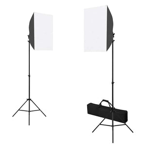 Kit per Studio Fotografico con Set Luci, Fondale e Riflettorecod mxl 96605
