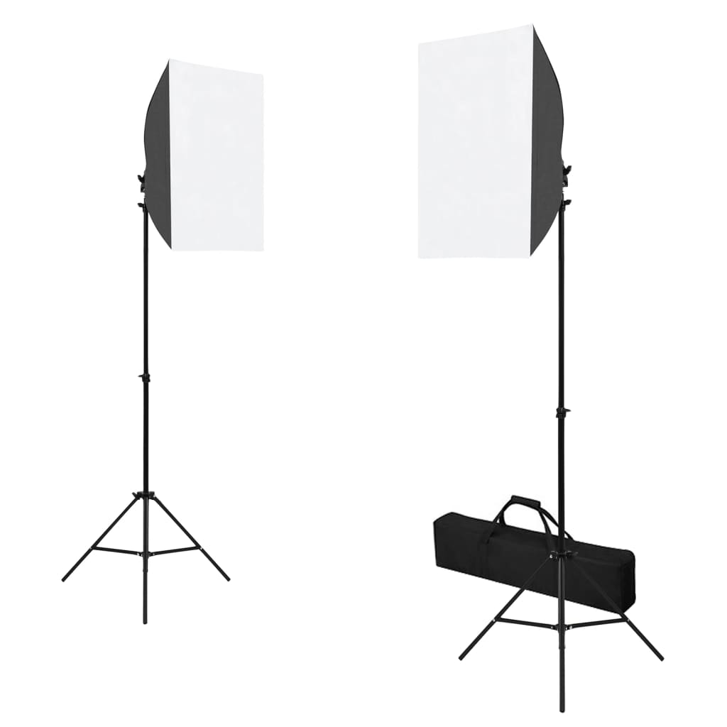 Kit per Studio Fotografico con Set Luci, Fondale e Riflettore 3067056