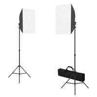 Kit per Studio Fotografico con Set Luci, Fondale e Riflettore 3067057