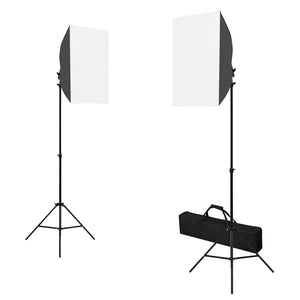 Kit per Studio Fotografico con Set Luci, Fondale e Riflettore 3067057