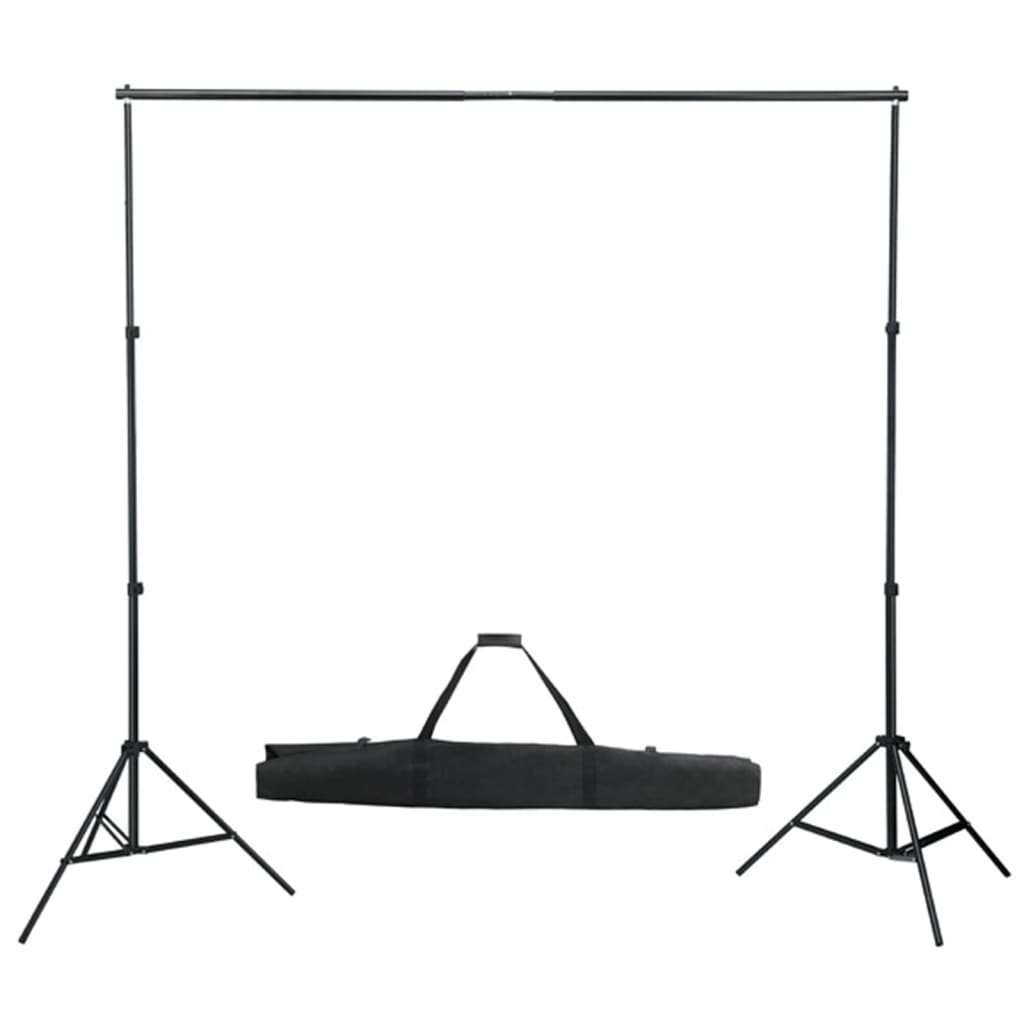 Kit professionale per studio fotografico con softbox fondale verde e riflettore 02_0001503