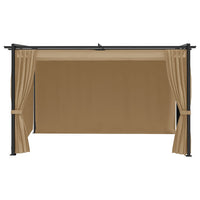 Gazebo 4x3 m Grigio Talpa 3067230