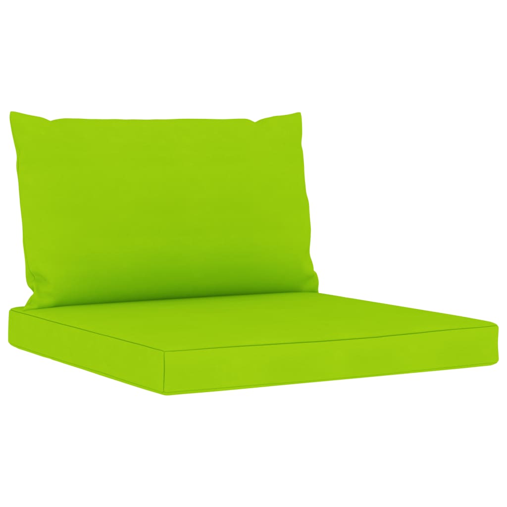 Set Salotto da Giardino 6 pz con Cuscini Verde Chiaro 3067415