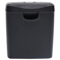 Distruggidocumenti per 6 Fogli Taglio a Strisce Nero