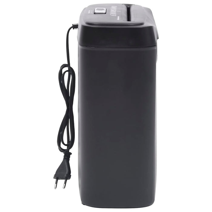 Distruggidocumenti per 6 Fogli Taglio a Strisce Nero