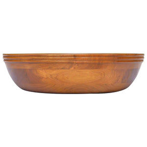 Lavabo in Legno Massello di Teak Î¦40x10 cm cod mxl 54209