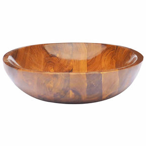 Lavabo-Lavandino in Legno Massello di Teak 60x40x10 cm