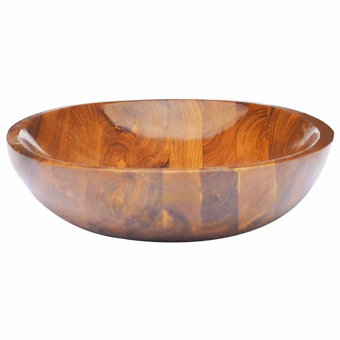 Lavabo-Lavandino in Legno Massello di Teak 60x40x10 cm