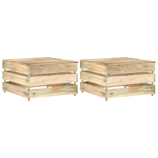 Tavoli da Giardino su Pallet 2 pz in Pino Impregnato cod mxl 78187