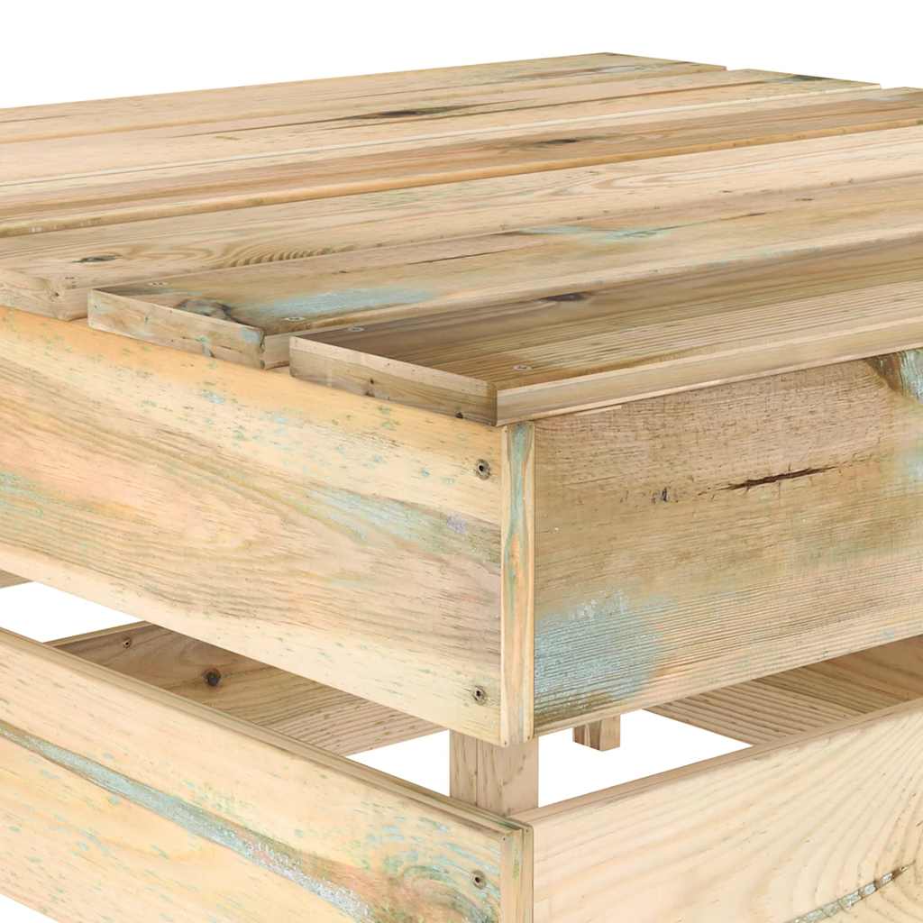 Tavoli da Giardino su Pallet 2 pz in Pino Impregnato 316203
