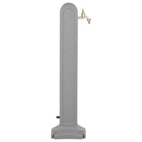 Cisterna da Giardino e Rubinetto Grigio Chiaro Effetto Pietra 316183