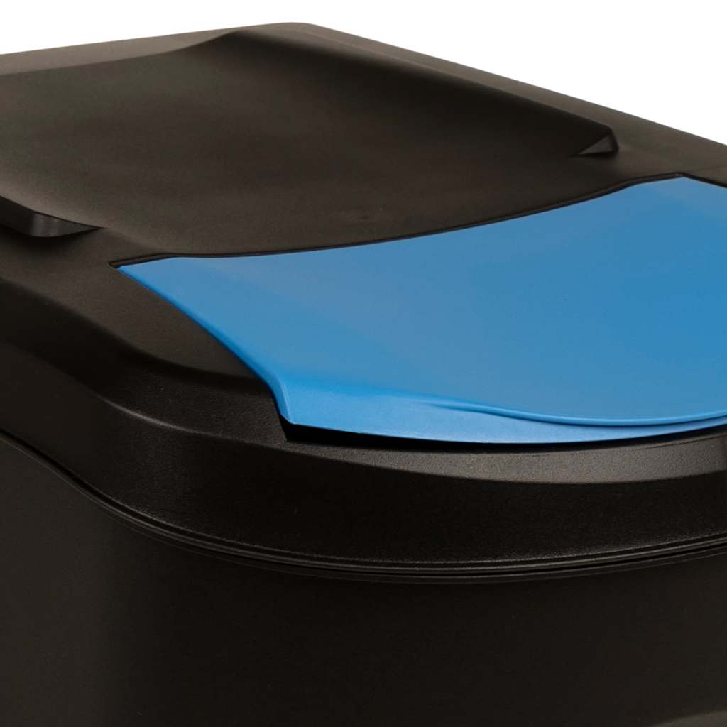 Cestini per Rifiuti Impilabili 3 pz Antracite 75 L  cod mxl 49717