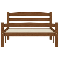 Giroletto senza Materaso Ambrato in Legno di Pino 100x200cm 322076