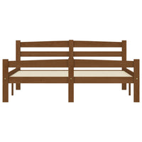 Giroletto senza Materaso Ambrato in Legno di Pino 120x200 cm 322077