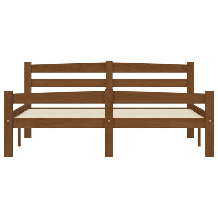 Giroletto senza Materaso Ambrato in Legno di Pino 120x200 cm 322077