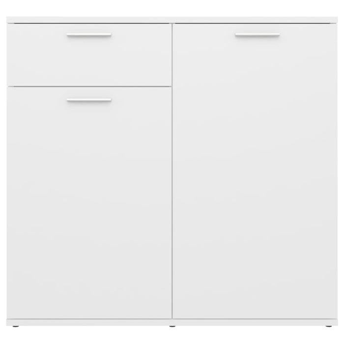 Credenza Bianca 80x36x75 cm in Legno Multistrato 805770
