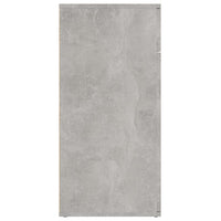Credenza Grigio Cemento 80x36x75 cm in Legno Multistrato 805774