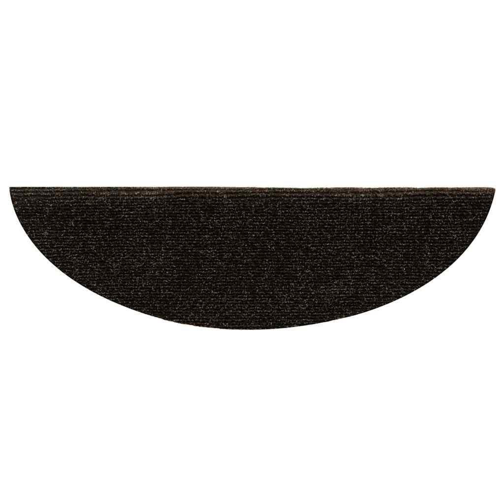 Tappetini per Scale 5 pz Marrone Scuro 56x17x3 cm Agugliati cod mxl 65586