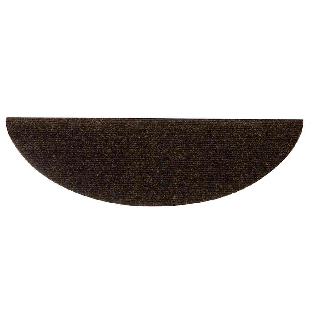 Tappetini Adesivi per Scale 5 pz Marroni 56x17x3 cm Agugliati cod mxl 64300