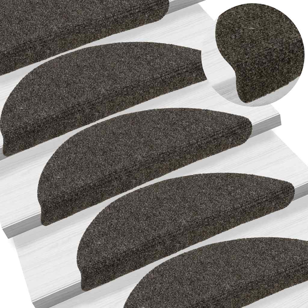 Tappetini per Scale 10 pz Marrone Chiaro 56x17x3 cm Agugliati cod mxl 77130