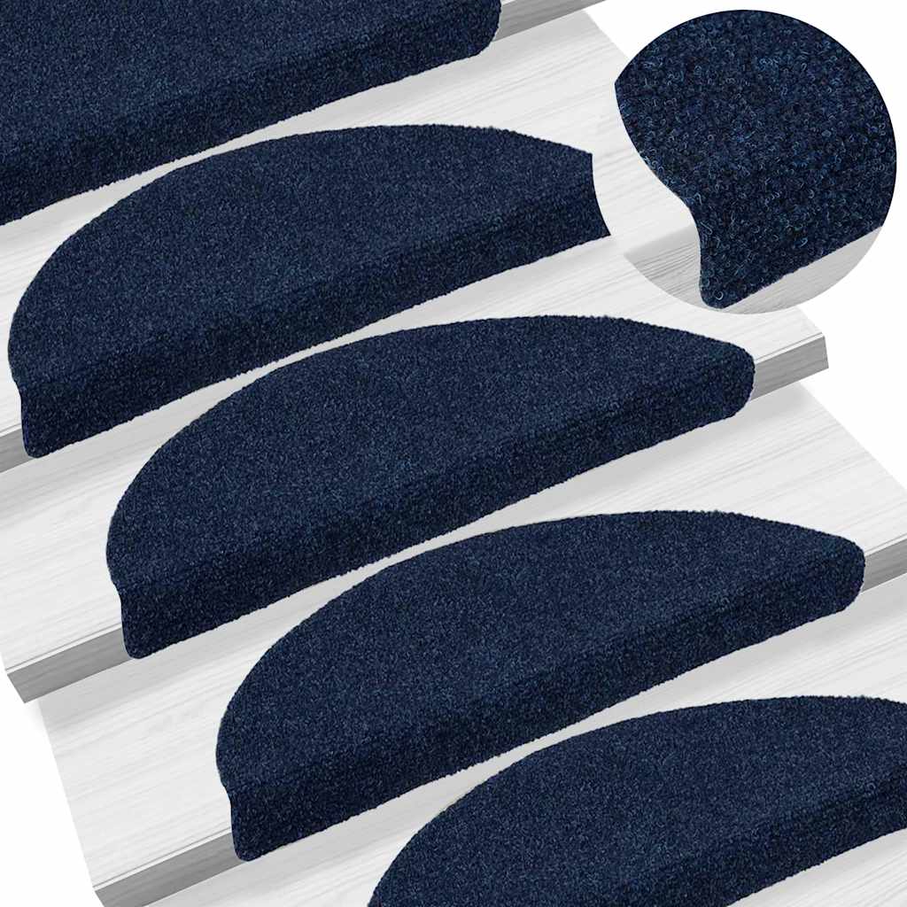 Tappetini Adesivi per Scale 5 pz Navy 56x17x3 cm Agugliati cod mxl 61651