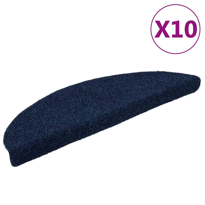 Tappetini Adesivi per Scale 10 pz Navy 56x17x3 cm Agugliati cod mxl 60600