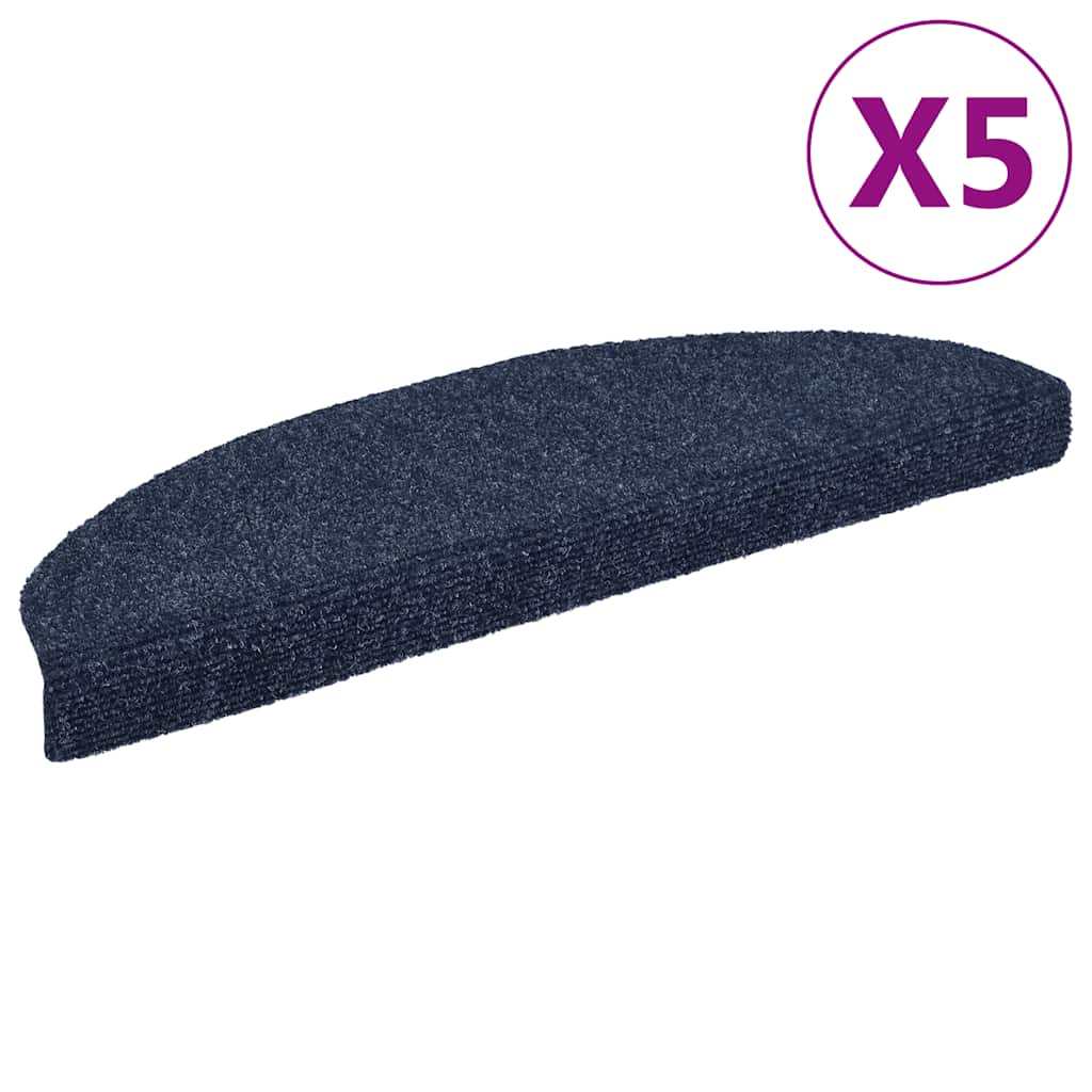 Tappetini Adesivi per Scale 5 pz Blu 65x21x4 cm Agugliati cod mxl 69372
